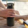 The Trends Collection Bluetooth Speaker Vacuum Bottle is a stylish 700ml double wall stainless bottle.  Water resistant speaker.  Great branded tech bottles. 