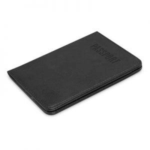 The Trends Collection Explorer Passport Wallet is a PU passport wallet. Debossed or printed. Black. Great branded travel gifts from Trends Collection.