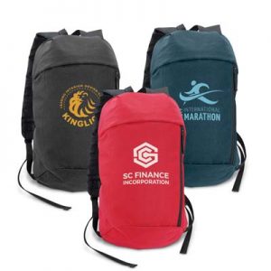 116945 Trends Collection Compact Backpack The Trends Collection Compact Backpack is an affordable small backpack - ideal for travelling. 3 colours. Great branded cost effective backpacks.