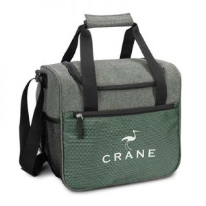 The Trends Collection Velocity Cooler Bag is a sophisticated 12 litre cooler bag.  In Grey.  Great branded cooler bags from Trends Collection.