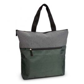 The Trends Collection Velocity Tote Bag is a sophisticated tote bag made from polyester.  Distinctive front pocket.  Grey.  Great branded tote bags from Trends Collection.