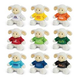 The Trends Collection Lamb Plush Toy is a soft lamb plush toy with tee.  9 colours.  Great branded awareness promo products from Trends Collection.