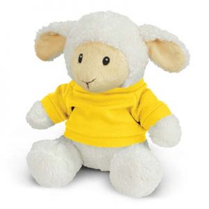 The Trends Collection Lamb Plush Toy is a soft lamb plush toy with tee. 9 colours. Great branded awareness promo products from Trends Collection.