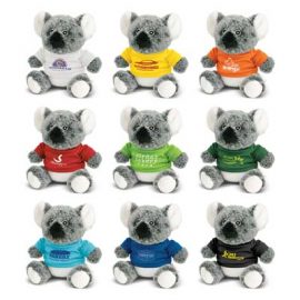 The Trends Collection Koala Plush Toy is a soft koala plush toy with tee.  9 colours.  Great branded awareness promo products from Trends Collection.