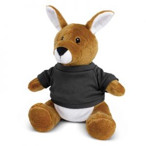 The Trends Collection Kangaroo Plush Toy is a soft kangaroo plush toy with a pouch and tee. 9 colours. Great branded cuddly toys from Trends Collection.