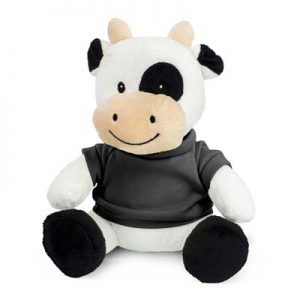 The Trends Collection Cow Plush Toy is a soft cow plush toy with tee available in 9 colours.  Great brand awareness promo products from Trends Collection.
