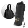 The Trends Collection Storm Rain Poncho is a reusable waterproof rain poncho with fasteners and drawstring hood.  Black.  Great branded rain ponchos. 