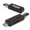 The Trends Collection Lumos 4GB Flash Drive has a built-in LED that lights up branding whilst in use.  Black.  Great branded flash drives from Trends Collection.