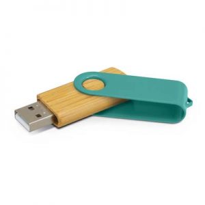 The Trends Collection Helix 4gb Bamboo Flash Drive is a classic flash drive with metal swivel and bamboo case.  13 colours.  Great branded USB flash drives.