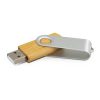 117042 Trends Collection Helix 4GB Bamboo Flash Drive – Silver