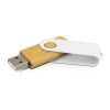 117042 Trends Collection Helix 4GB Bamboo Flash Drive – White