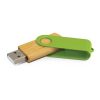 117042 Trends Collection Helix 4GB Bamboo Flash Drive – Bright Green