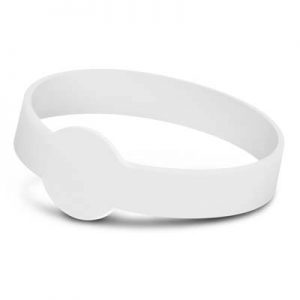 The Trends Collection Xtra Silicone Wrist Band is a silicone wrist band with extra branding spot.  14 colours.  Great branded silicone wrist bands for events.