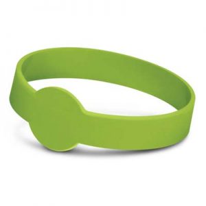 The Trends Collection Xtra Silicone Wrist Band is a silicone wrist band with extra branding spot.  14 colours.  Great branded silicone wrist bands for events.