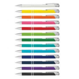 The Trends Collection Panama Pen Corporate is a retractable aluminium ball pen.  13 colours.  Printed or engraved.  Great branded pens from Trends Collection.