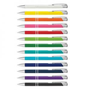 117091 Trends Collection Panama Pen - Corporate The Trends Collection Panama Pen Corporate is a retractable aluminium ball pen. 13 colours. Printed or engraved. Great branded pens from Trends Collection.