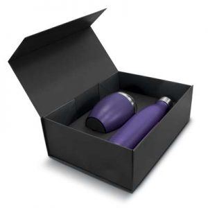 The Trends Collection Mirage Vacuum Gift Set includes the Mirage Powder Coated Vacuum Bottle & Verona Vacuum Cup.  12 colours,  Great corporate gift sets.
