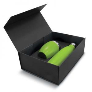 The Trends Collection Mirage Vacuum Gift Set includes the Mirage Powder Coated Vacuum Bottle & Verona Vacuum Cup.  12 colours,  Great corporate gift sets.