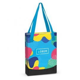 The Trends Collection Plaza Tote Bag - Full Colour Small - is a small tote bag.  Sublimation printed.  Great branded full colour tote bags from Trends Collection.