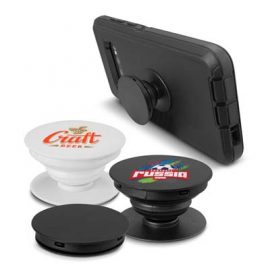 The Trends Collection Wizard Phone Grip is a unique phone grip with compact 10mm profile that sticks to phone.  2 colours.  Great branded promo products.