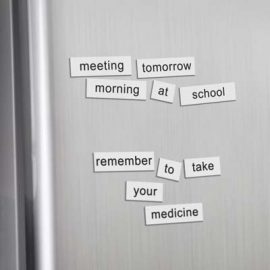 The Trends Collection Fridge Magnet Word Set is a magnetic sheet with 123 die cut word tiles.  Full Colour digital print.  Great branded magnet word sets.
