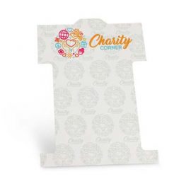 The Trends Collection Hair Scrunchie - Set of 2 has a card that can also be printed.  Sublimation full colour printed scrunchies.  Great hair promo products.