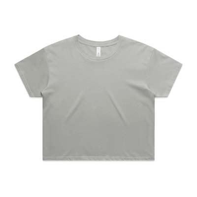 The AS Colour Womens Crop Tee is a relaxed fit. crew neck, mid weight tee.  17 colours.  XS - XL.  Great branded printed crop tees from AS Colour.