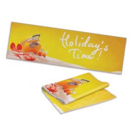 The TRENDS Victory Sports Towel is a sports towel made from 240gsm polyester.  Full colour print.  Great branded sports towels for your clients.