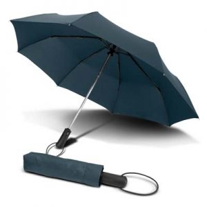 The TRENDS Prague Compact Umbrella is a compact 53cm. 3 stage folding umbrella.  Auto open.  2 colours.  Great branded umbrellas for your clients.