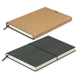 The TRENDS Phoenix Recycled Soft Cover Notebook is an eco conscious notebook with soft cover.  Recycled leather.  2 colours.  Great branded eco notebooks.