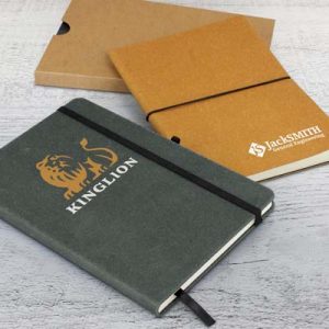 200233 TRENDS Phoenix Recycled Soft Cover Notebook The TRENDS Phoenix Recycled Soft Cover Notebook is an eco conscious notebook with soft cover. Recycled leather. 2 colours. Great branded eco notebooks.