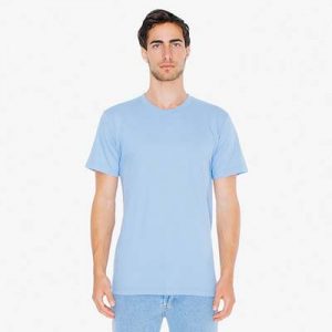 The American Apparel Unisex Jersey Tee is a 146gsm ring spun cotton jersey tee.  9 colours.,  XS - 3XL.  Great branded jersey tees from American Apparel.