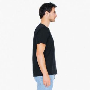 The American Apparel Unisex Jersey Tee is a 146gsm ring spun cotton jersey tee.  9 colours.,  XS - 3XL.  Great branded jersey tees from American Apparel.