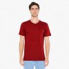 2001W American Apparel Unisex Jersey Tee – Cranberry