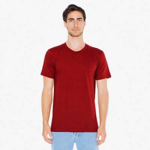 The American Apparel Unisex Jersey Tee is a 146gsm ring spun cotton jersey tee.  9 colours.,  XS - 3XL.  Great branded jersey tees from American Apparel.