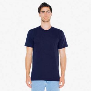 The American Apparel Unisex Jersey Tee is a 146gsm ring spun cotton jersey tee.  9 colours.,  XS - 3XL.  Great branded jersey tees from American Apparel.