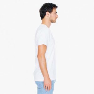 The American Apparel Unisex Jersey Tee is a 146gsm ring spun cotton jersey tee.  9 colours.,  XS - 3XL.  Great branded jersey tees from American Apparel.