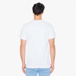 The American Apparel Unisex Jersey Tee is a 146gsm ring spun cotton jersey tee.  9 colours.,  XS - 3XL.  Great branded jersey tees from American Apparel.