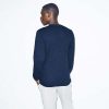 2007W American Apparel Fine Jersey Long Sleeve Tee – Navy