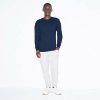 2007W American Apparel Fine Jersey Long Sleeve Tee – Navy