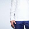 2007W American Apparel Fine Jersey Long Sleeve Tee – White