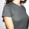 2102W American Apparel Ladies Jersey Tee – Asphalt