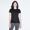 2102W American Apparel Ladies Jersey Tee – Black
