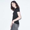 2102W American Apparel Ladies Jersey Tee – Black