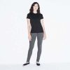 2102W American Apparel Ladies Jersey Tee – Black
