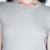 2102W American Apparel Ladies Jersey Tee – Heather Grey
