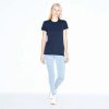 2102W American Apparel Ladies Jersey Tee – Navy