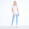 2102W American Apparel Ladies Jersey Tee – White