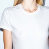 2102W American Apparel Ladies Jersey Tee – White