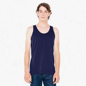 The American Apparel Unisex Tank Top is a 146gsm 100% combed ring spun cotton.  4 colours.  XXS -2XL.  Great branded singlets from American Apparel.